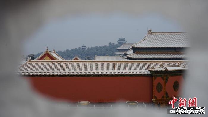 资料图：故宫雪景。乔丹 摄